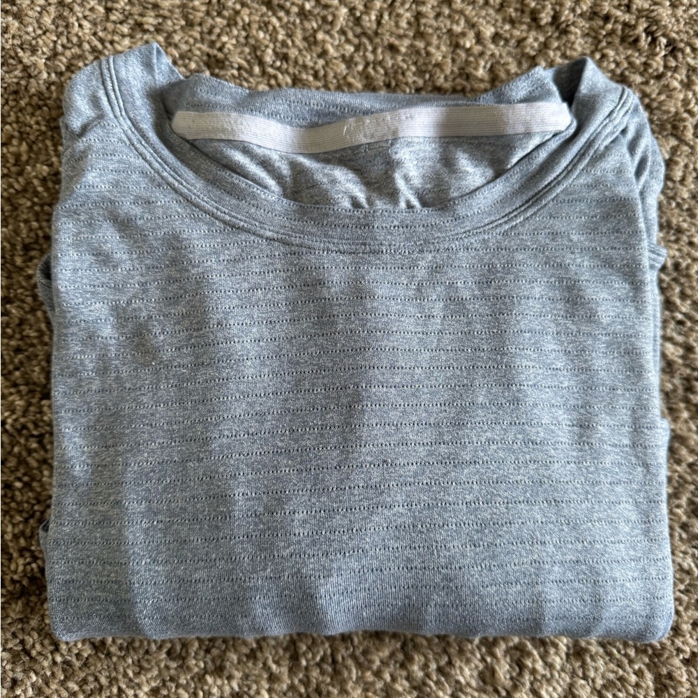 Lululemon Textured Long Sleeve Shirt